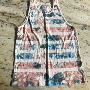 Play Cloths. Red white and blue male tank top.